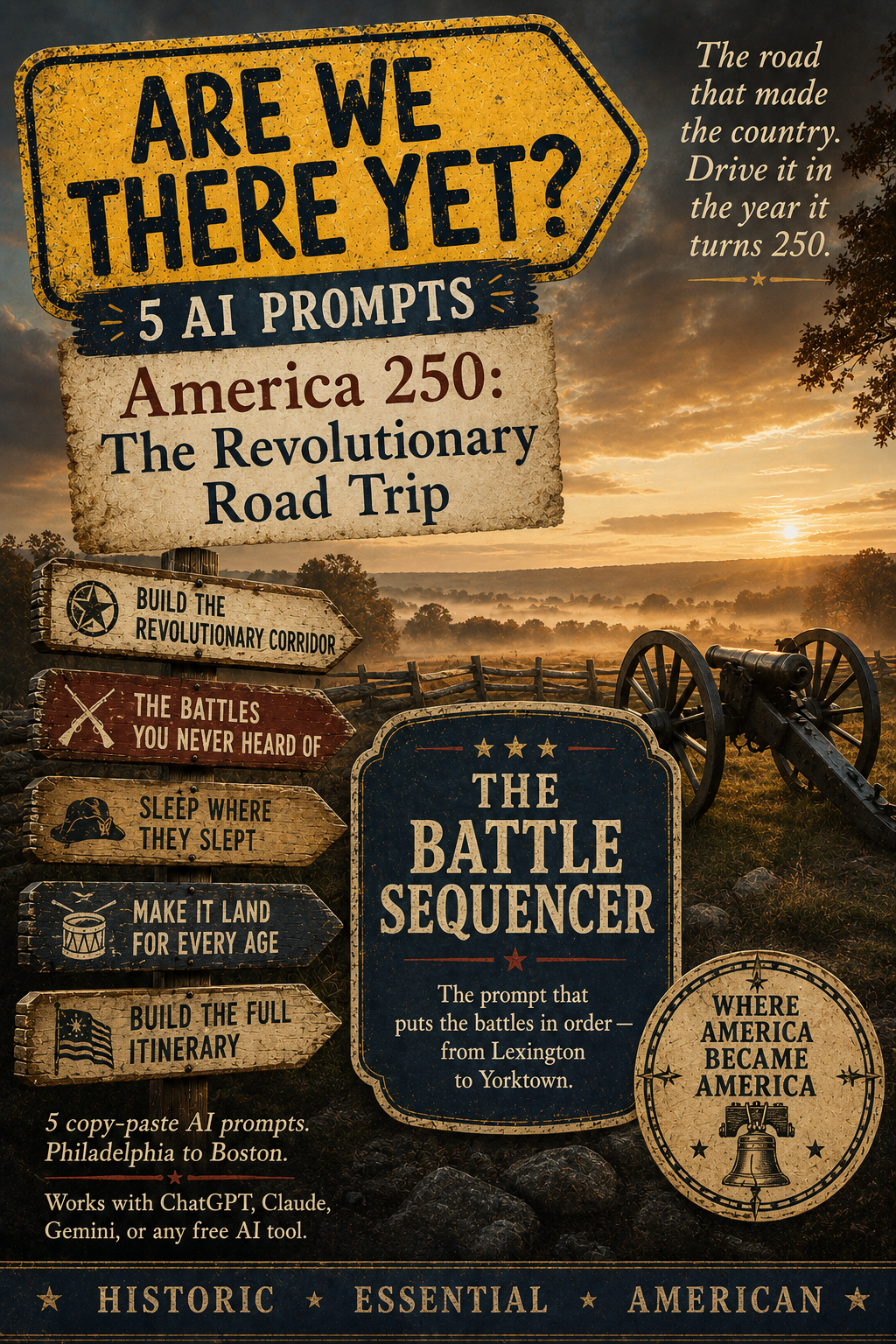 America 250: The Revolutionary Road Trip