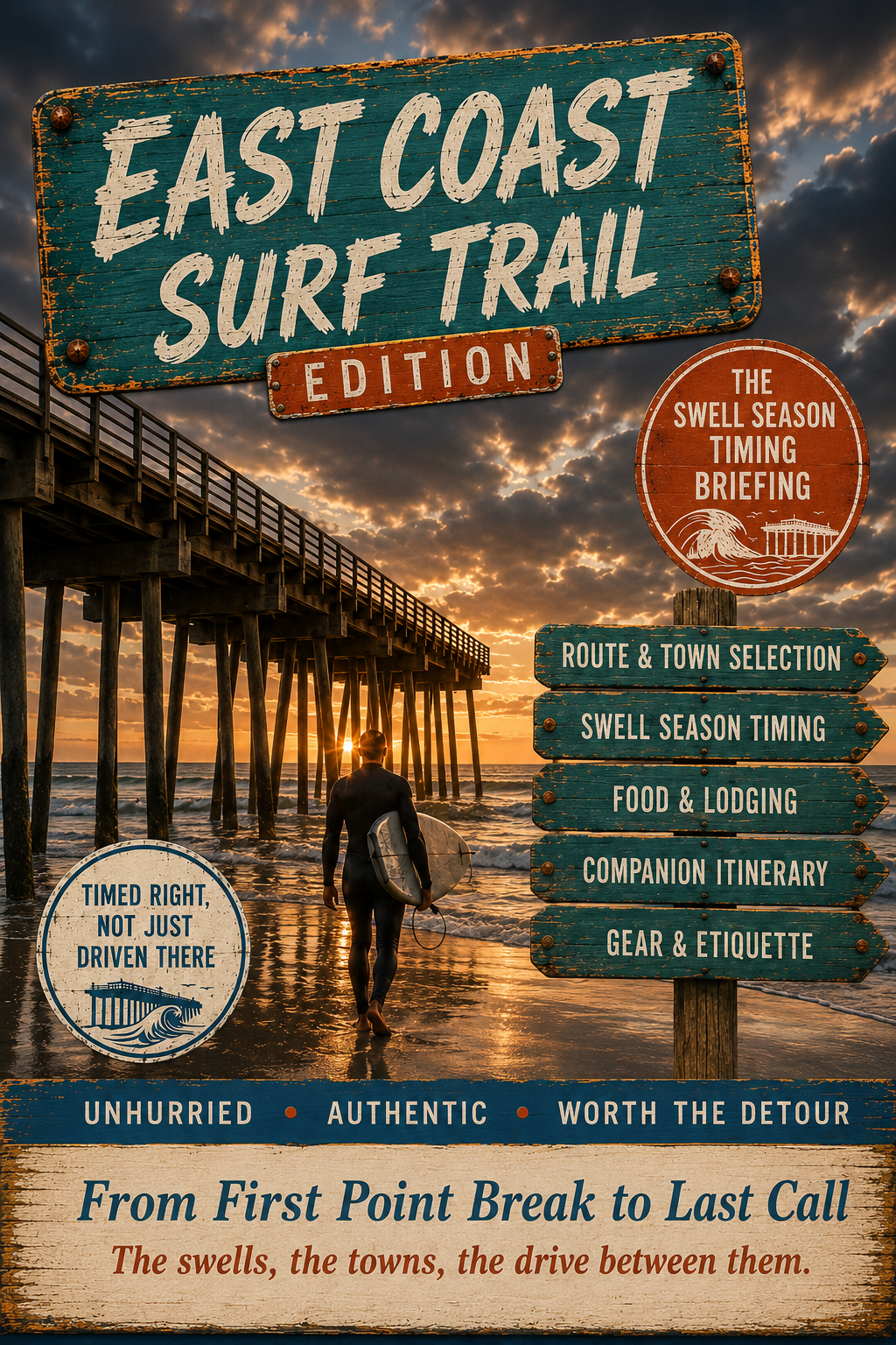 Surf East Coast Driving Tour